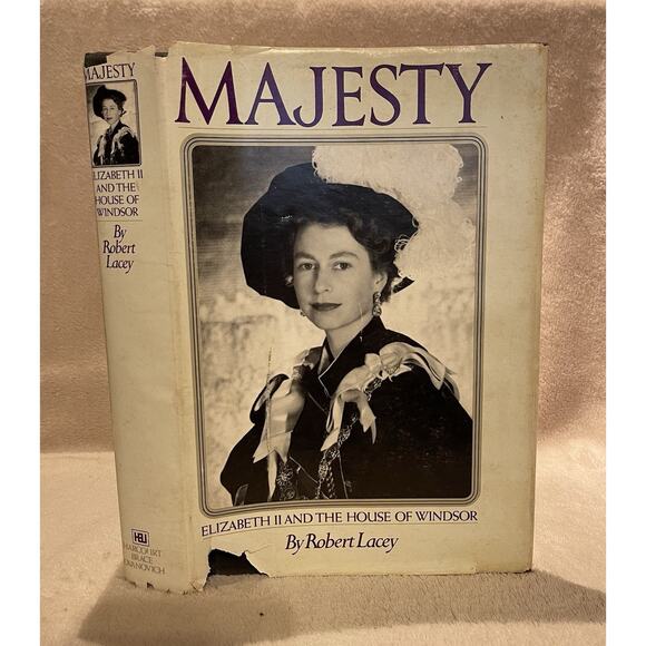 Majesty - Elizabeth II and the House of Windsor by Robert Lacey - 1977 HCDJ - Picture 3 of 13